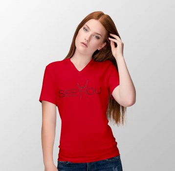 T-Shirt LADY V-Neck | "SEE YOU"